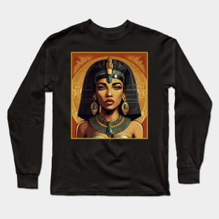 Black Queen Cleopatra Long Sleeve T-Shirt